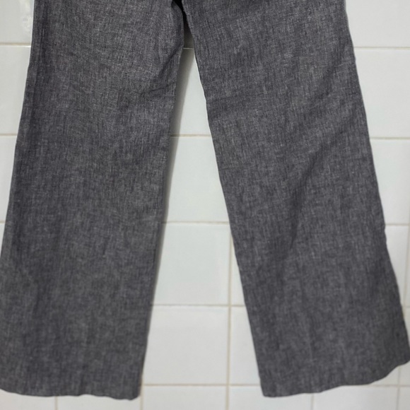 Anthropologie Linen Pilcro Heathered Wide Leg Pant Size 6 - Picture 8 of 16